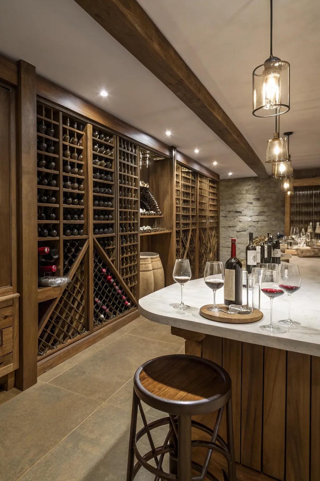 A polished spot for wine fans.