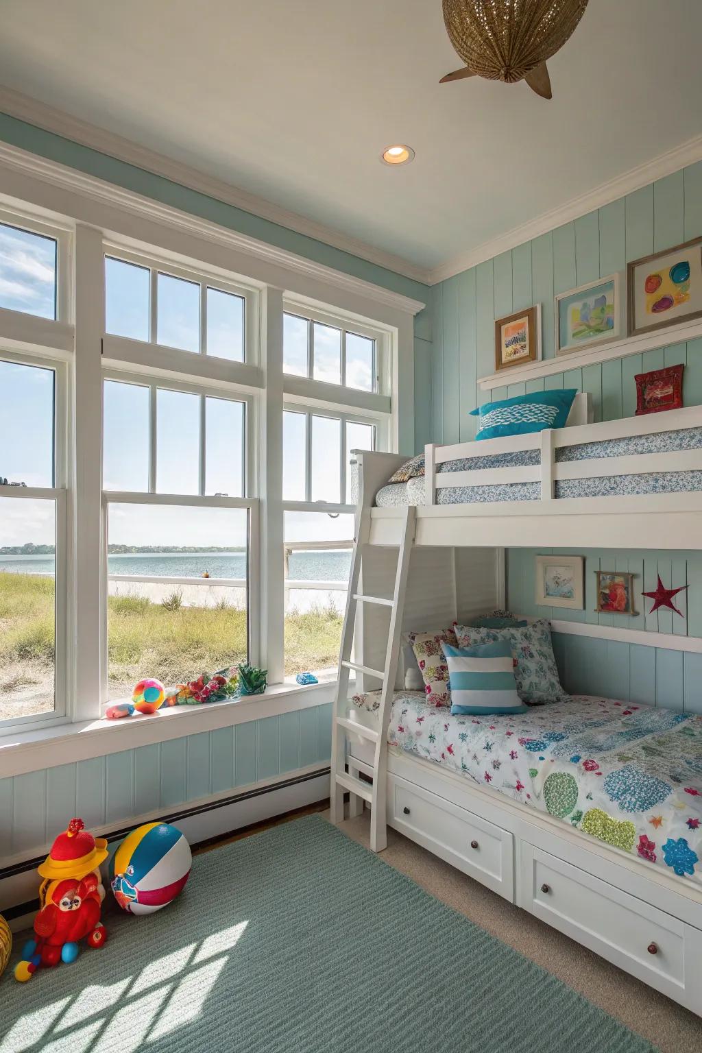 Embrace an airy setting with abundant sunlight.