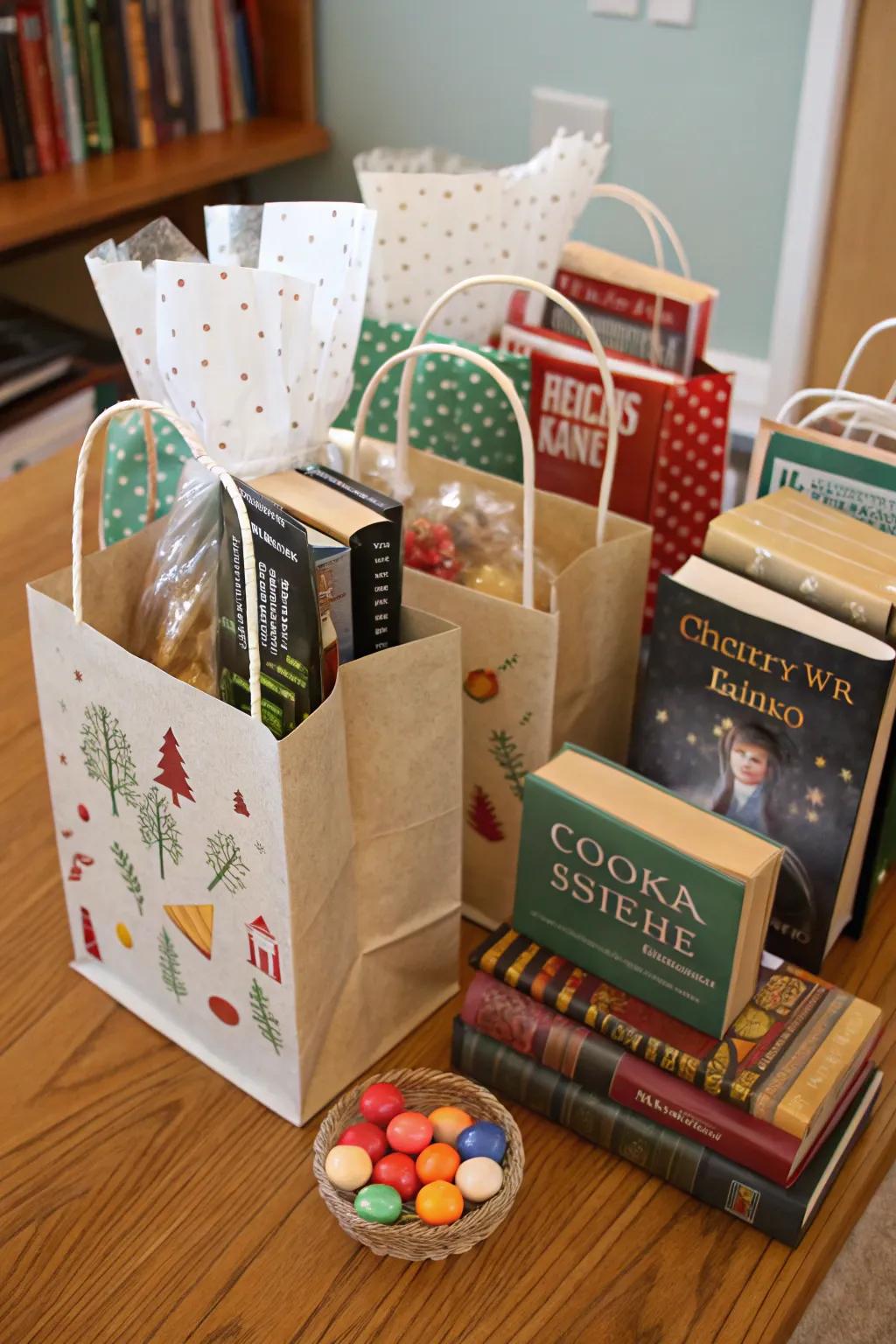 Give thoughtful gift bags.
