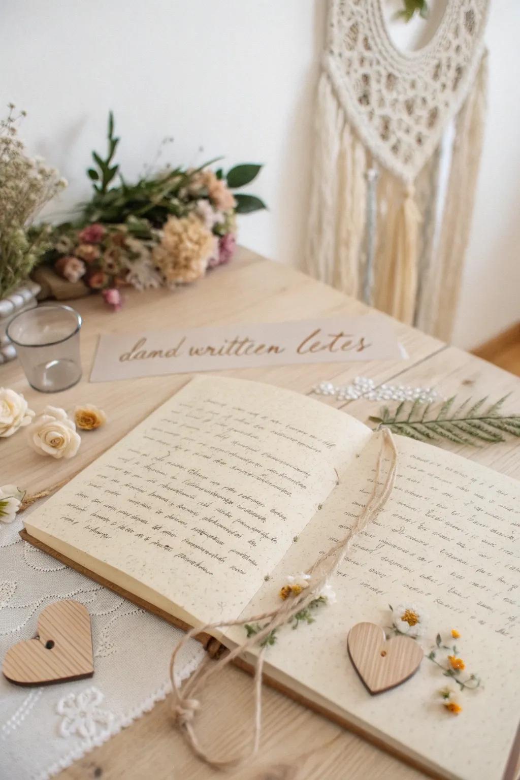 Capture the love in every word: Create a scrapbook page that speaks from the heart.