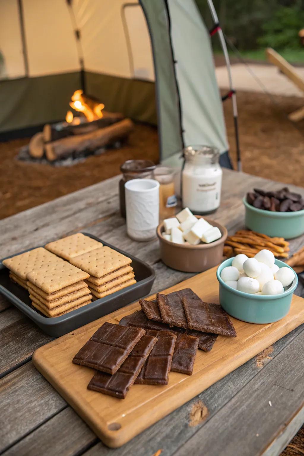 A delightful treat center for attendees to savor.