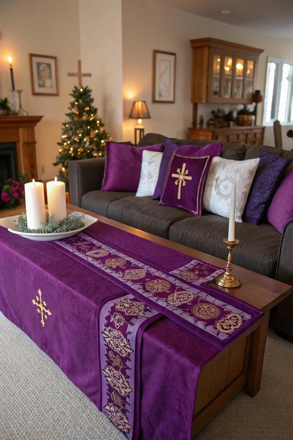 Liturgical colors set the tone for spiritual seasons.