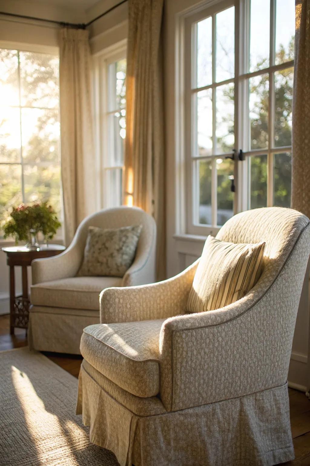 Linen brings a casual, organic accent to your home.