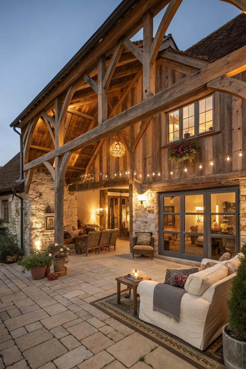 Country charm meets modern living in this beautifully remodeled stable home.
