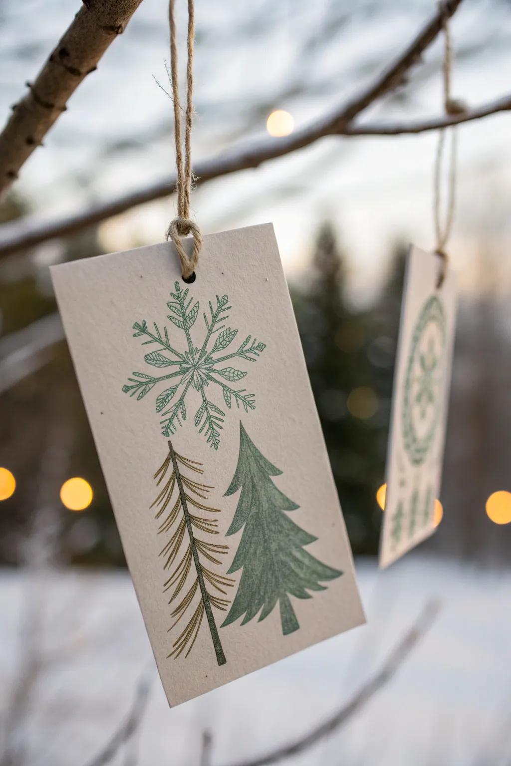 Twirl into the holiday spirit with this charming spinner card, blending simplicity with festive fun.