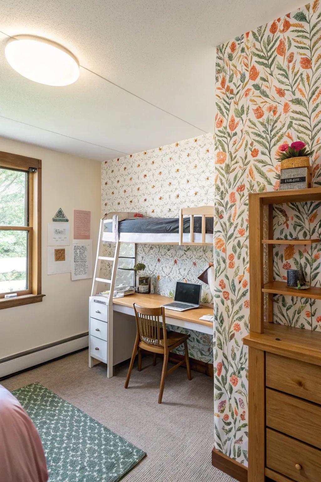 Transient wall coverings add personality with adaptability.