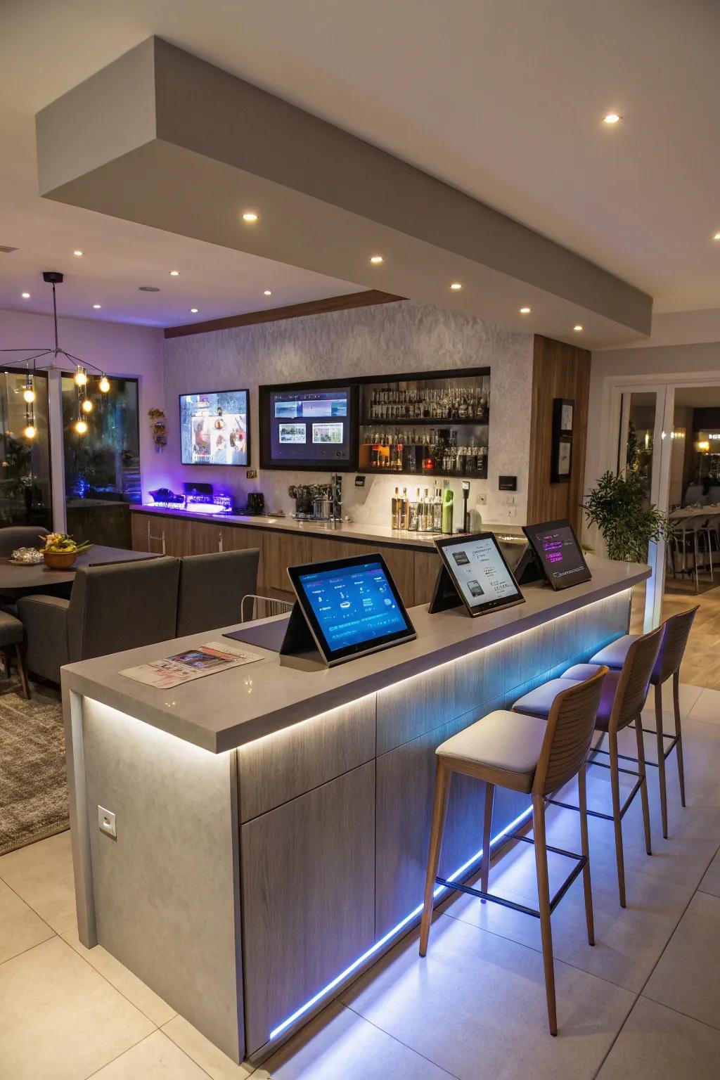 Technology improves the modern bar journey.