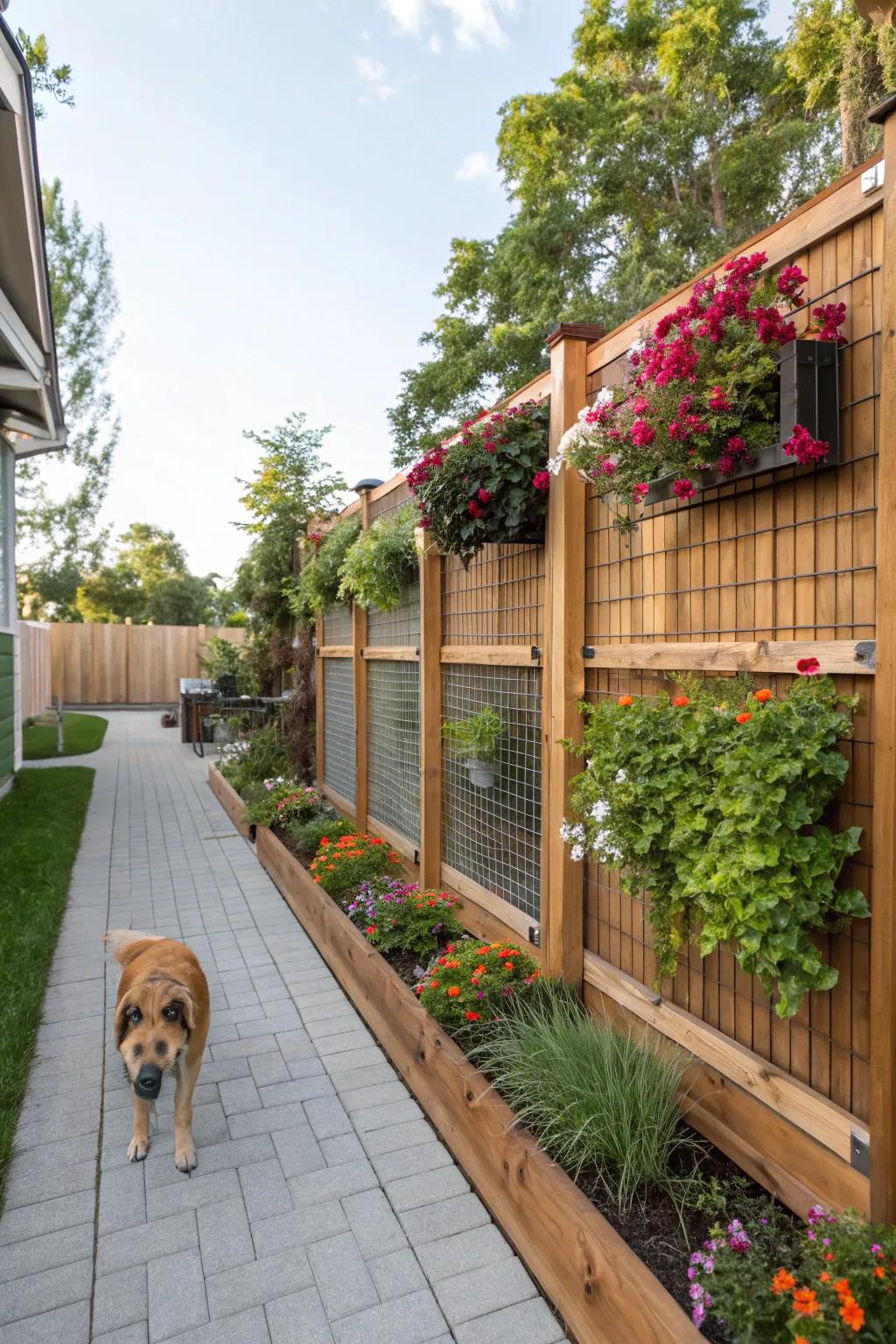 Vertical gardens infuse verdancy without consuming space.