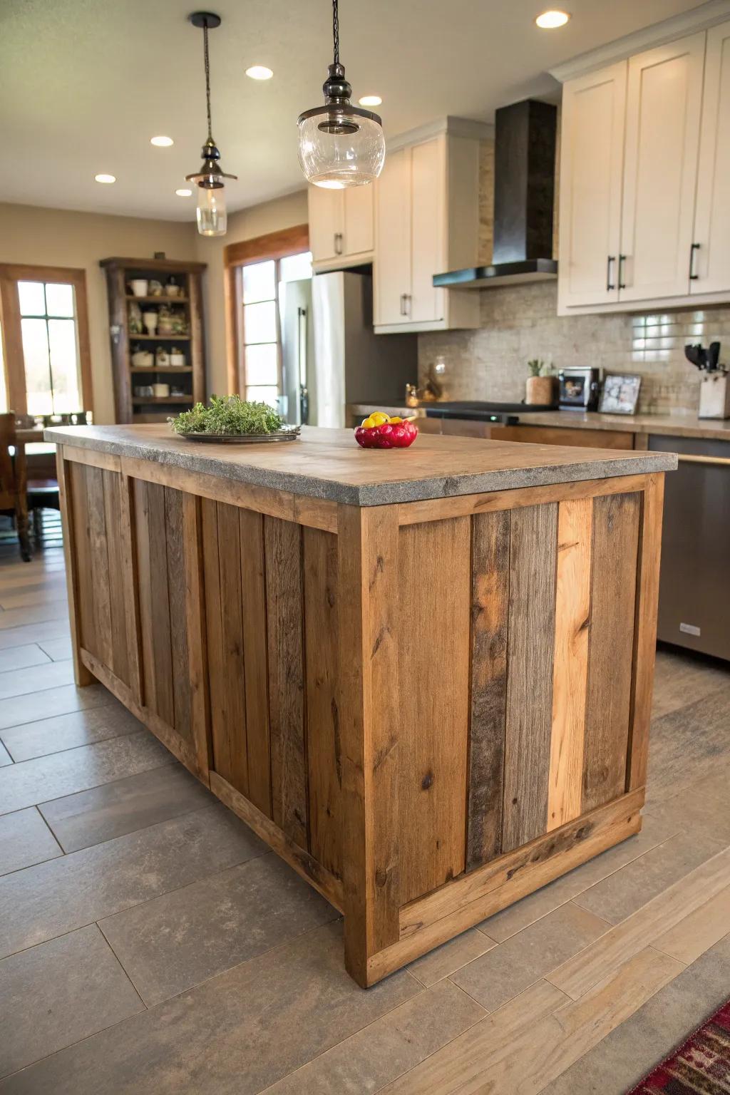 An eco-friendly design made from natural wood.