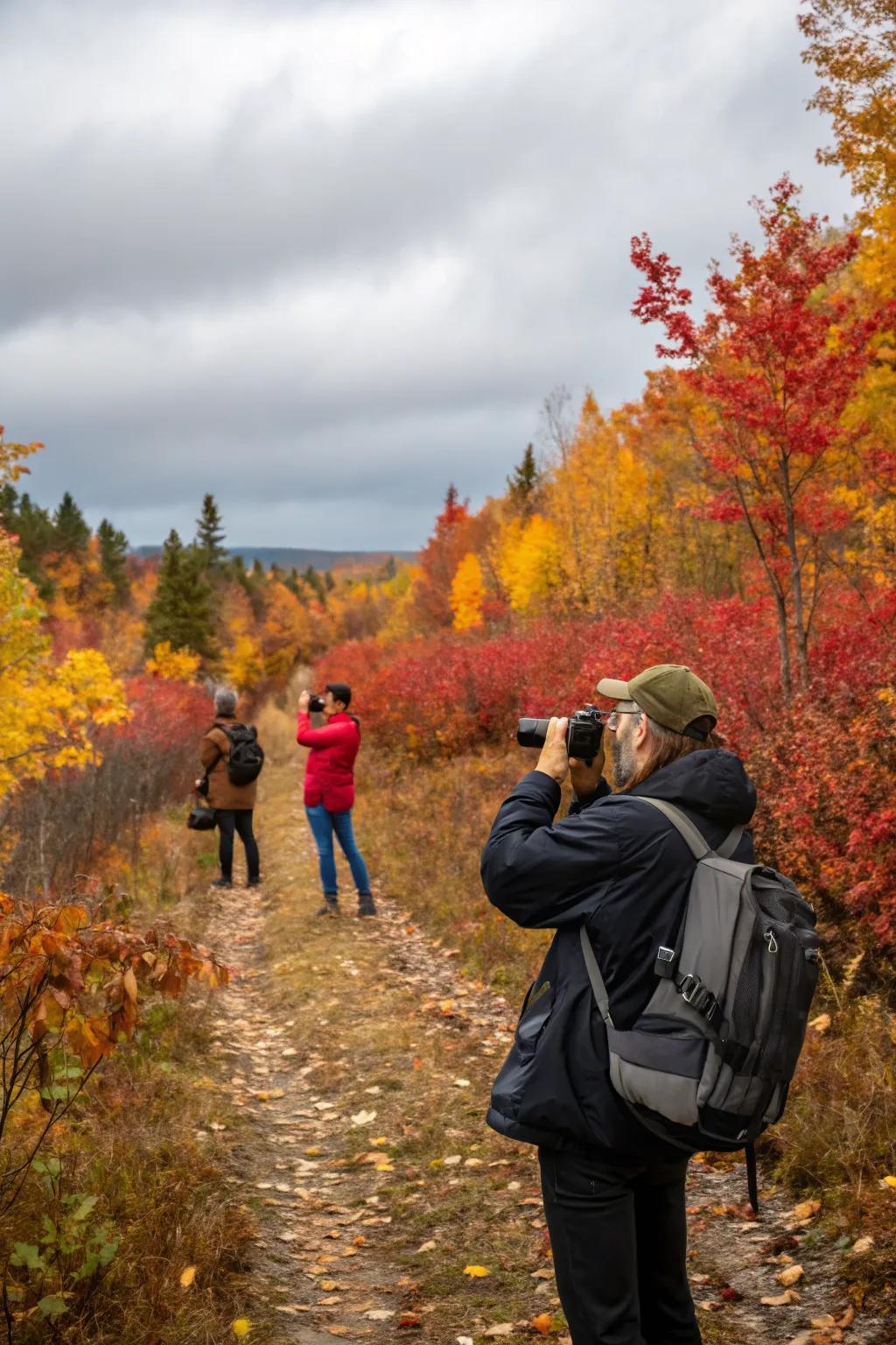 Capturing the essence of fall in a photo challenge.
