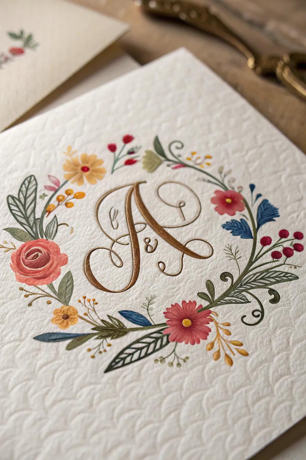 Artistic penmanship adds elegance and refinement.