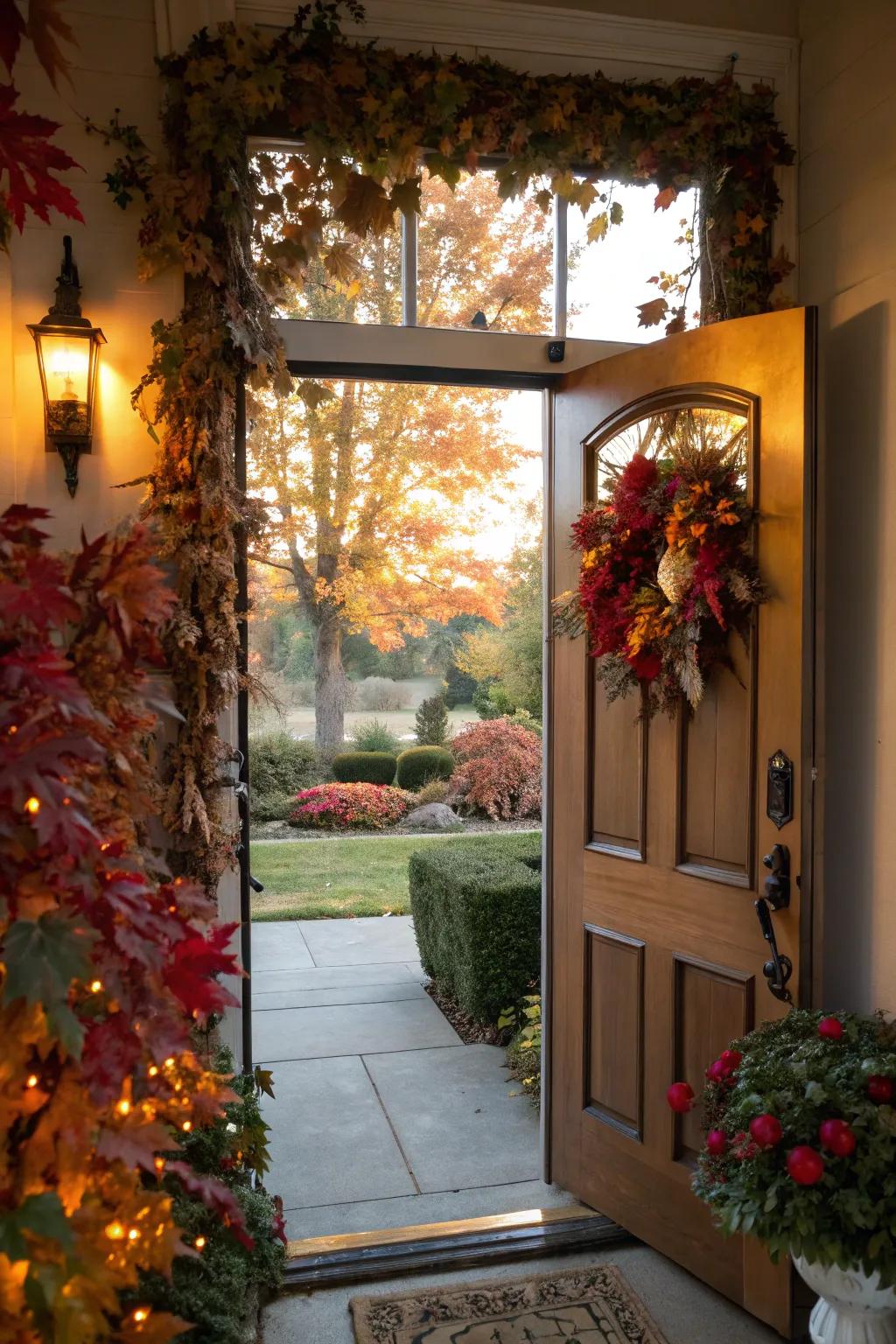 Seasonal aesthetic injects a natural, well-timed nuance to your wedding gateway.