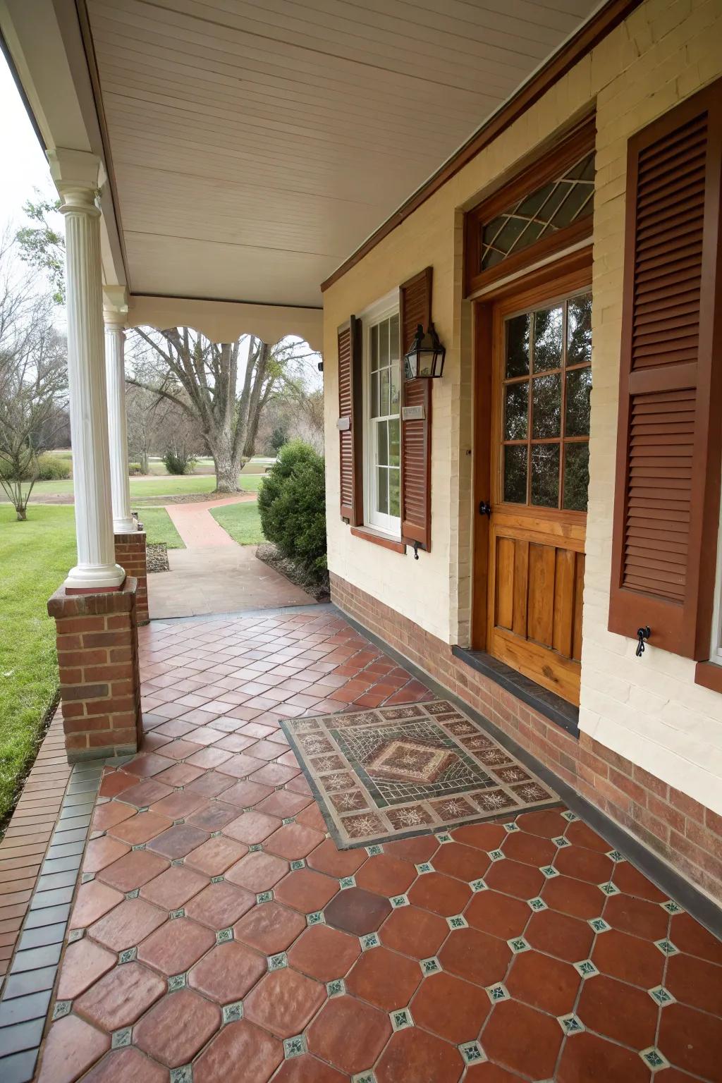 Quarry covers are a robust and timeless option for any entryway.