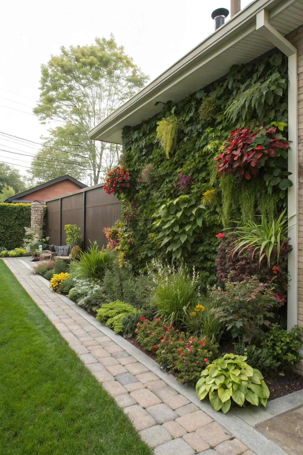 Living walls offer vibrant, space-efficient privacy solutions.