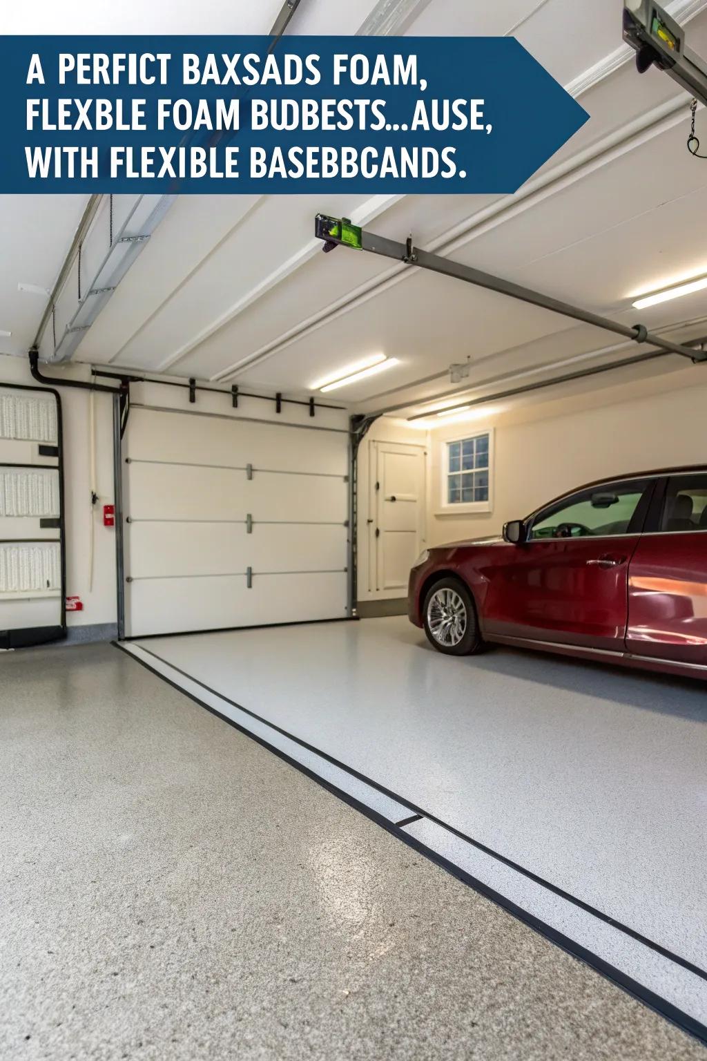 Because they precisely match irregular surfaces, flexible foam baseboards provide a smooth and secure fit.