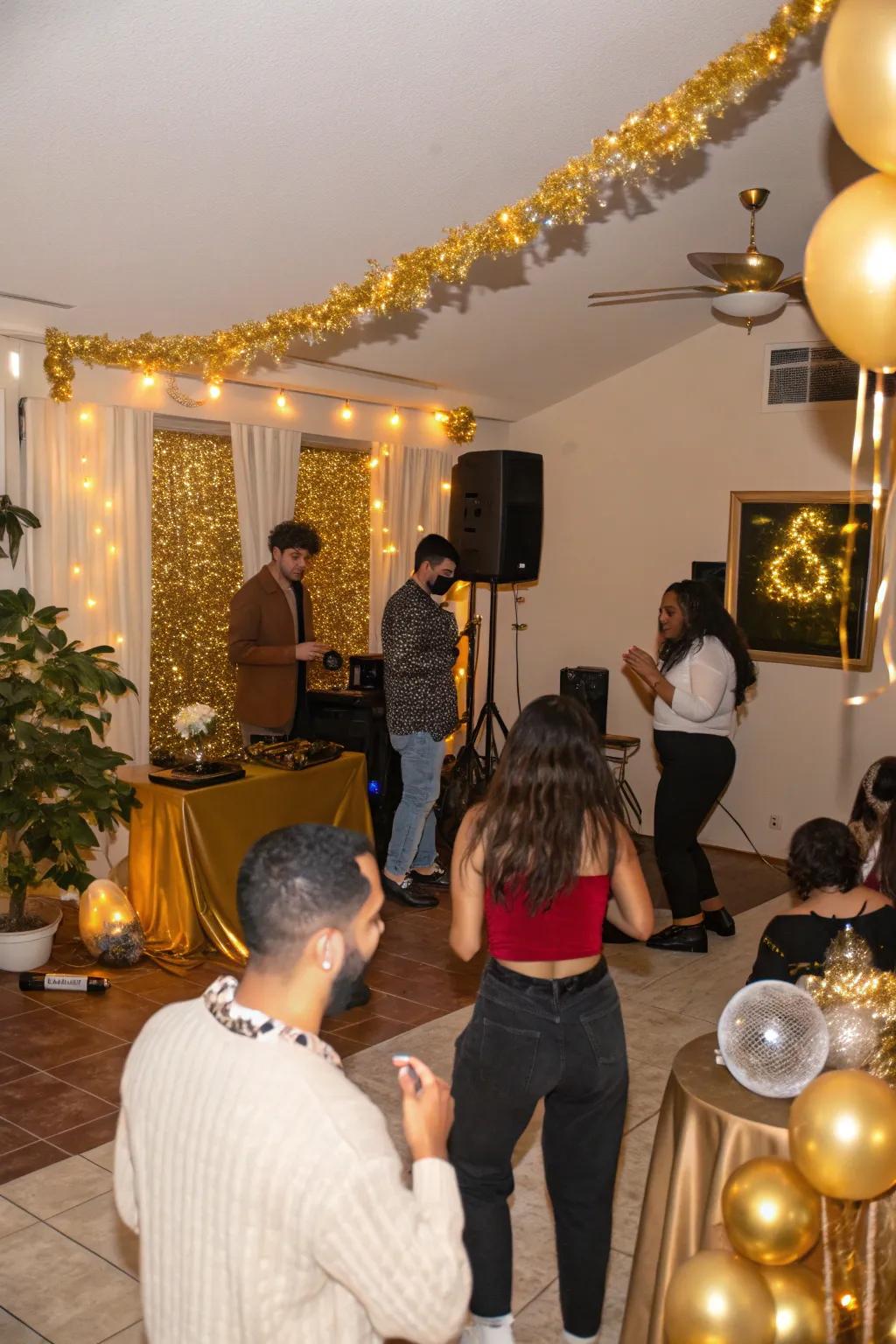 A golden playlist for a lively and enjoyable celebration.