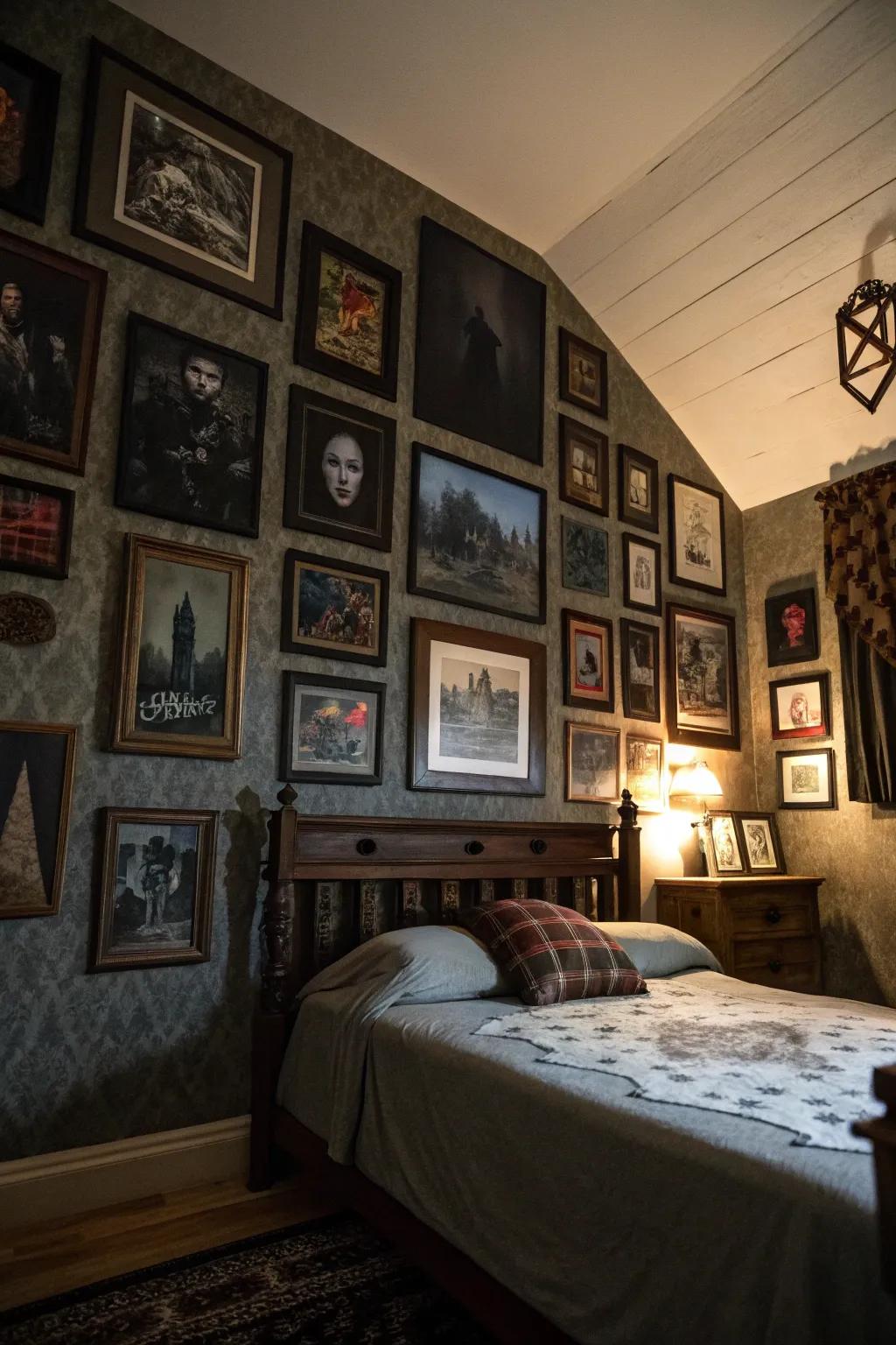 Spooky artistry in housings can transform your bedroom's ambiance.