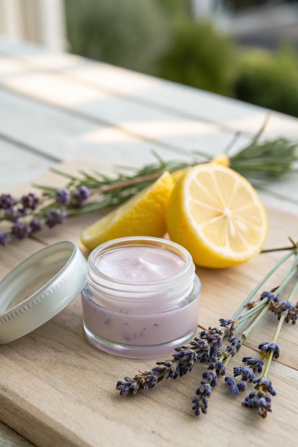 Delight in the soothing mix of Lavender Zest for a revitalizing summer sensation.