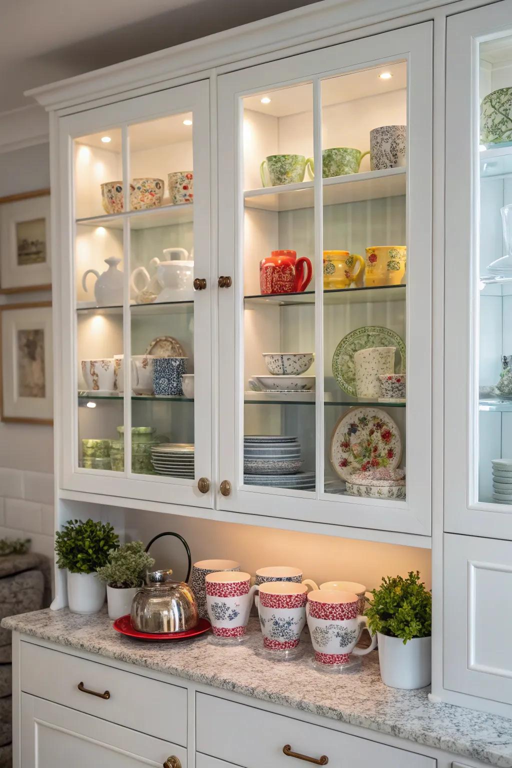 A tea-themed station adding charm and purpose.