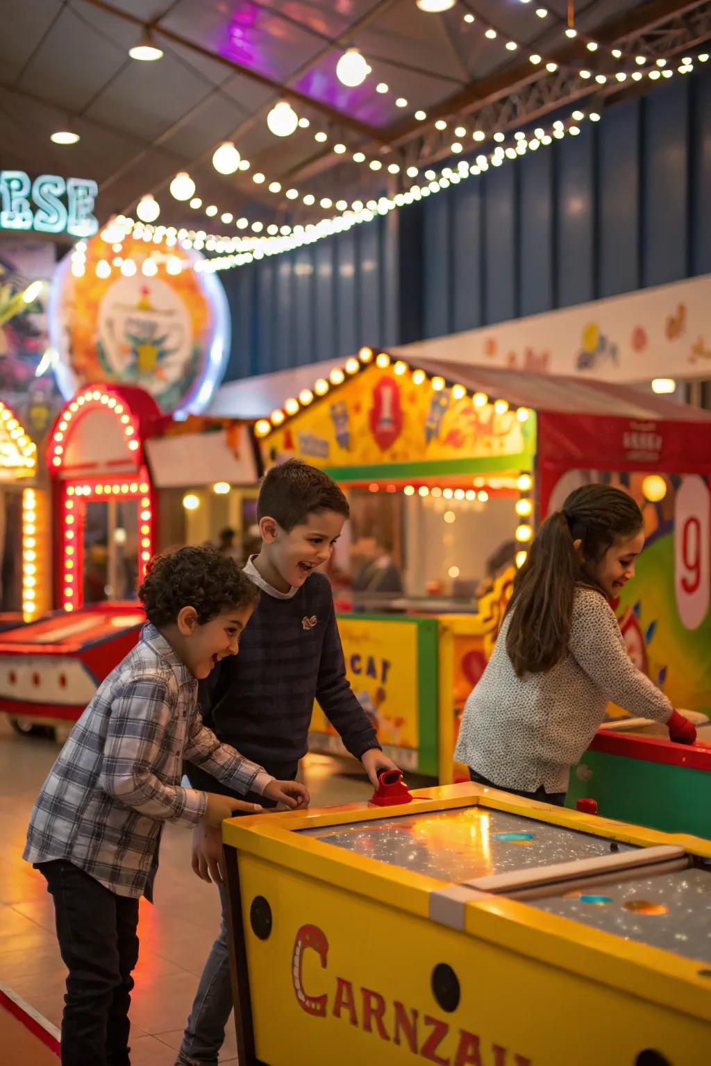 Bring the joy of the gala indoors with enjoyable and simple games.