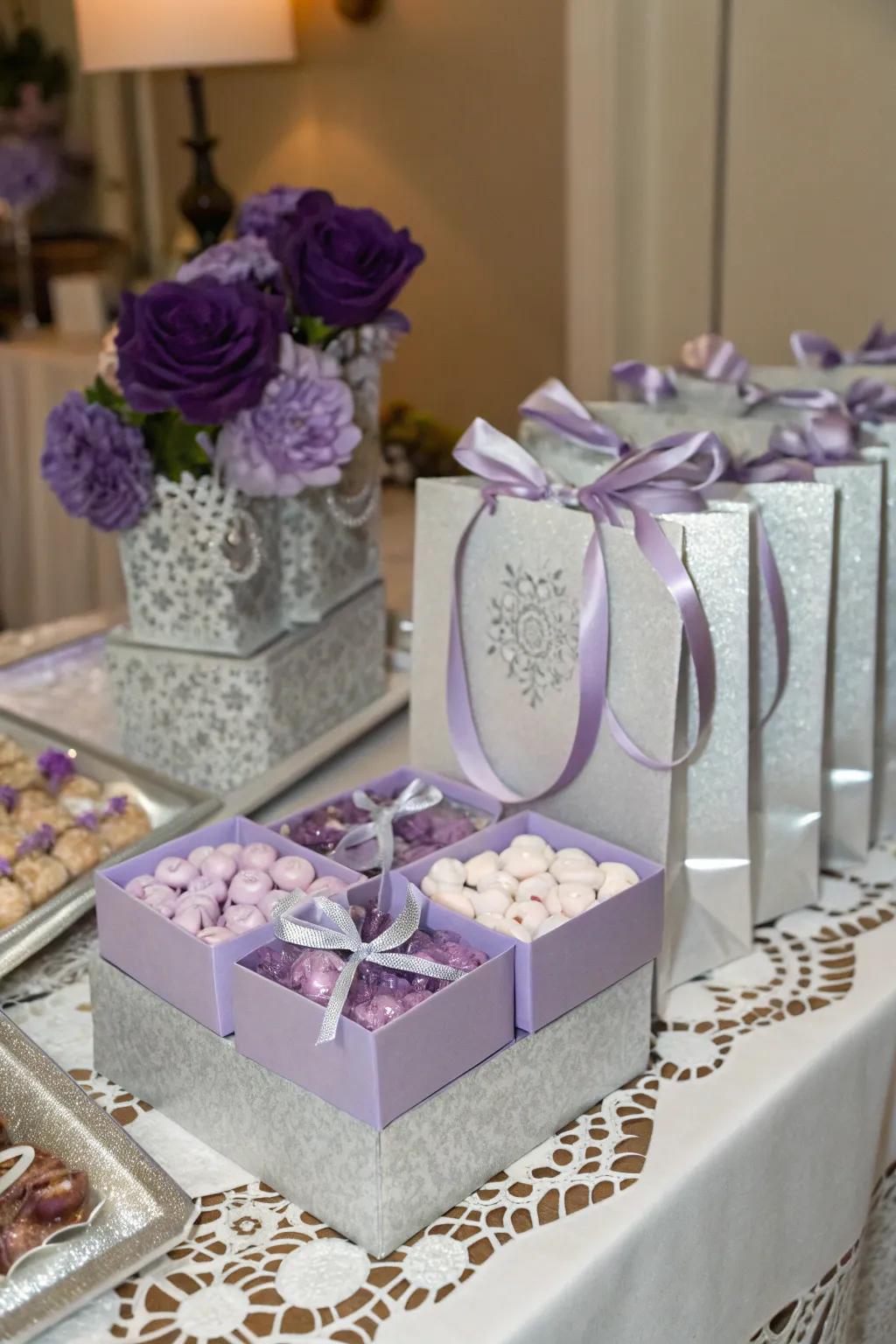 Party mementos that leave a lasting impression and a sweet memory.