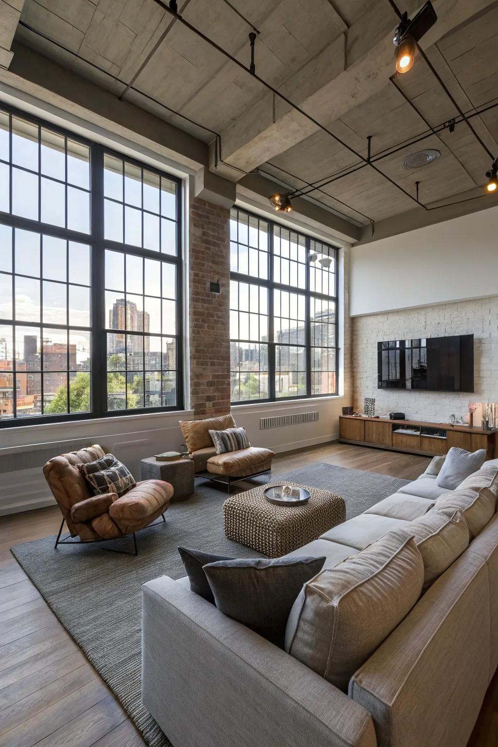 Open layouts offer options in your media room.