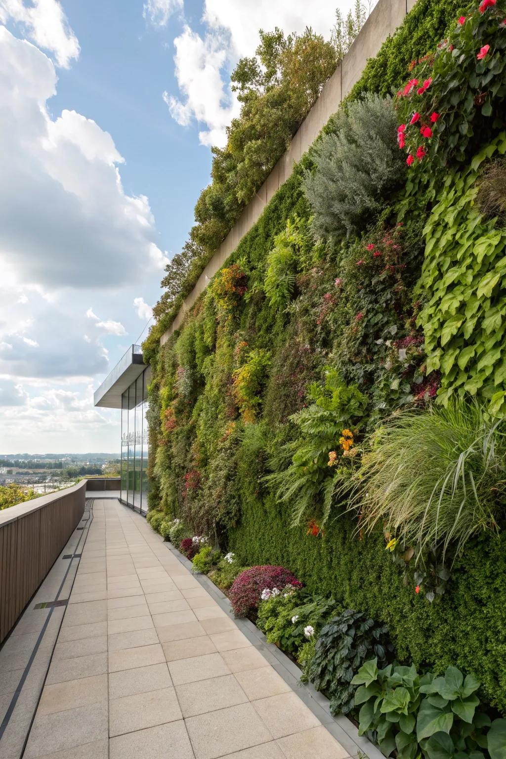 Breathe life into your walls with a vertical garden.