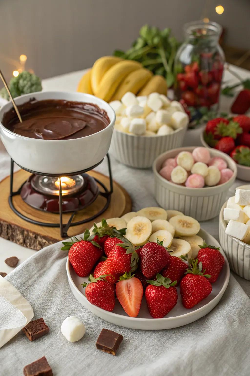 A sweet amaze adds a delicious end to the night.