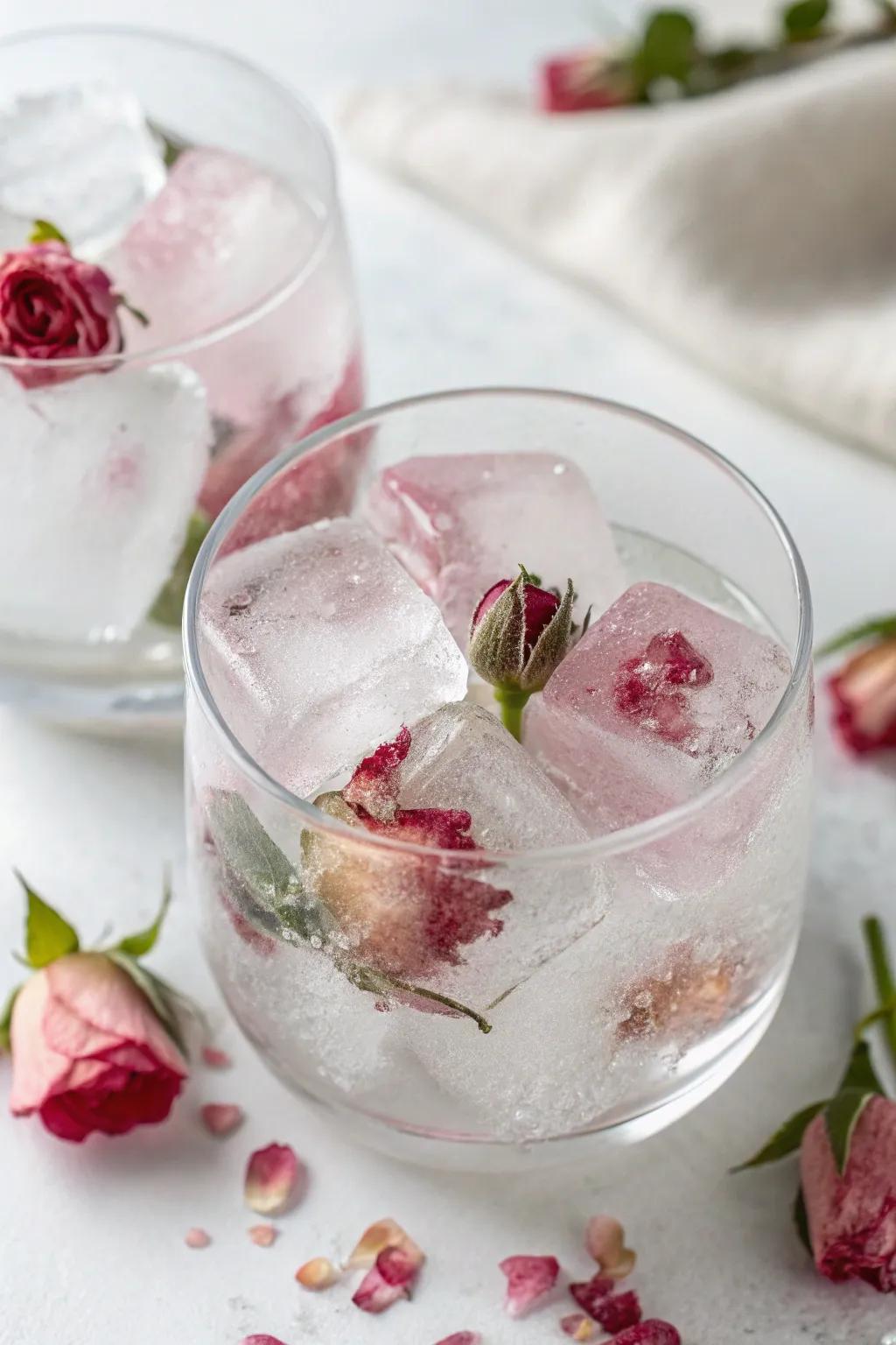 Ice pieces featuring <strong><em>floral accents</em></strong>, incorporating elegance to any beverage” loading=”lazy” class=”pimg”>
	</picture><figcaption>Ice pieces featuring <strong><em>floral accents</em></strong>, incorporating elegance to any beverage</figcaption></figure>
<p>Freeze <strong><em>floral accents</em></strong> in ice pieces for a visually striking addition to beverages. It’s a straightforward method to elevate any drink, ideal for entertaining.</p>
<h3>Possibly handy products:</h3>
<ul class=