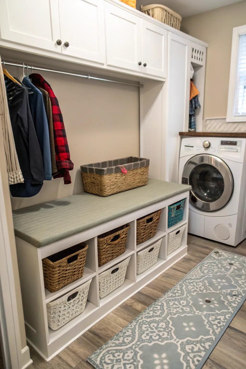 Multi-faceted furniture amplifies practicality and comfort in equal measure.
