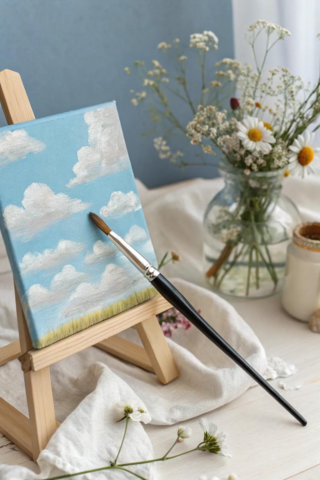 Capture the tranquil beauty of spring with every brush application.