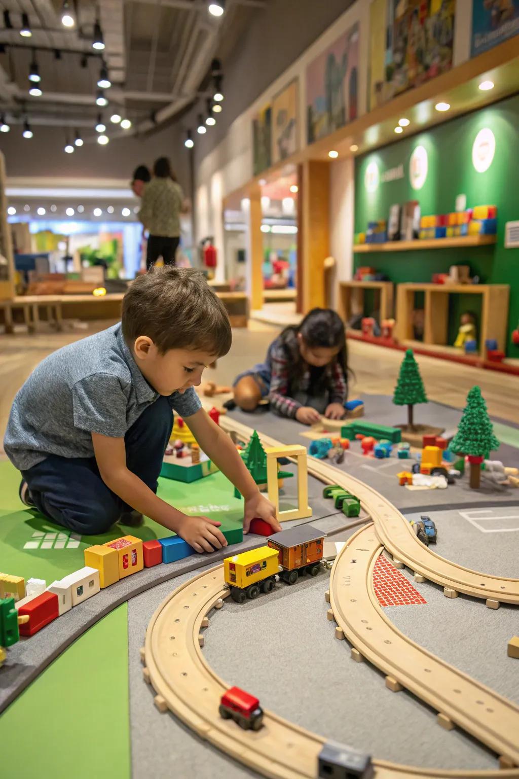 An interactive railway terminal sparks creativity.