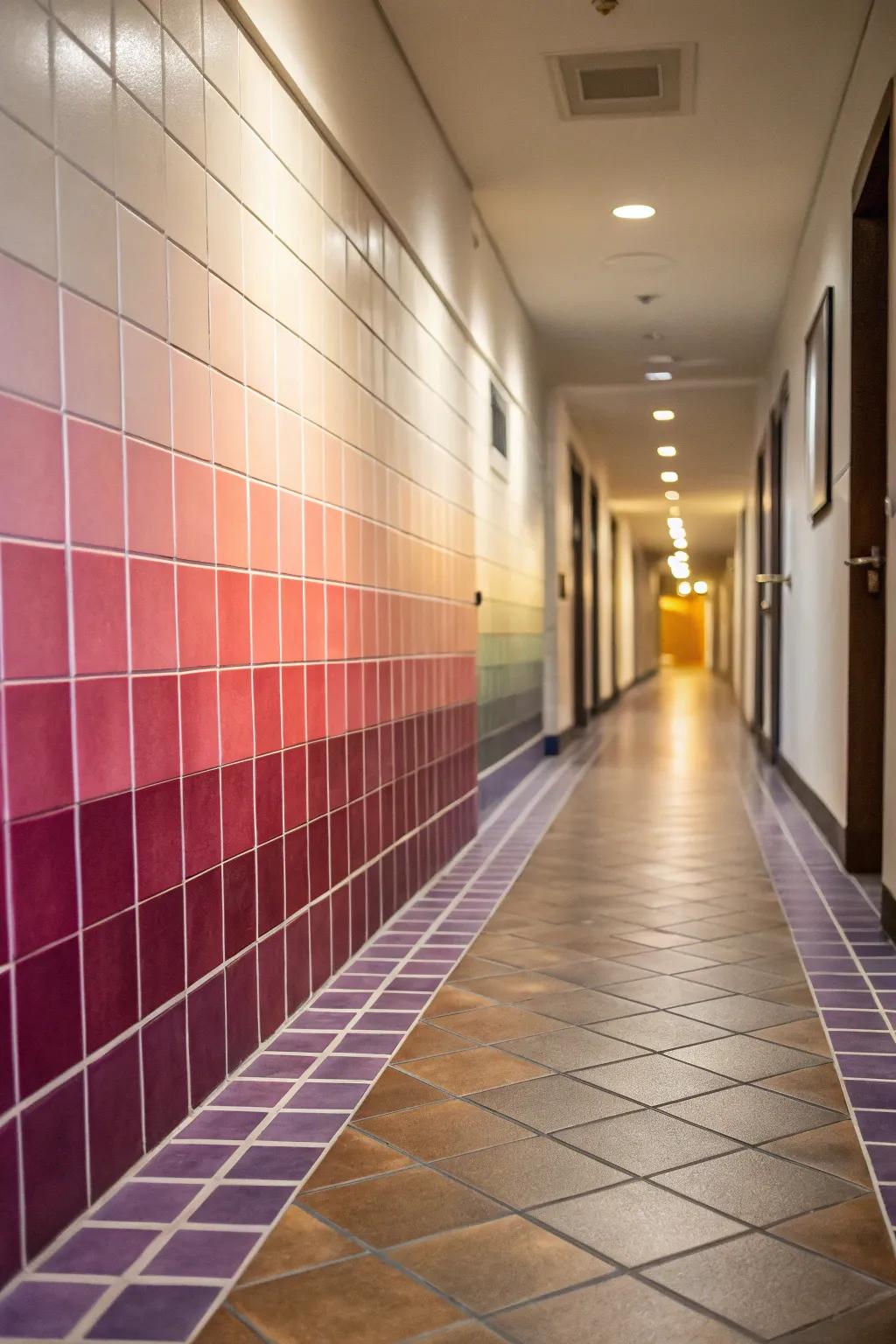 Yield natural progression through gradual tile fusions.