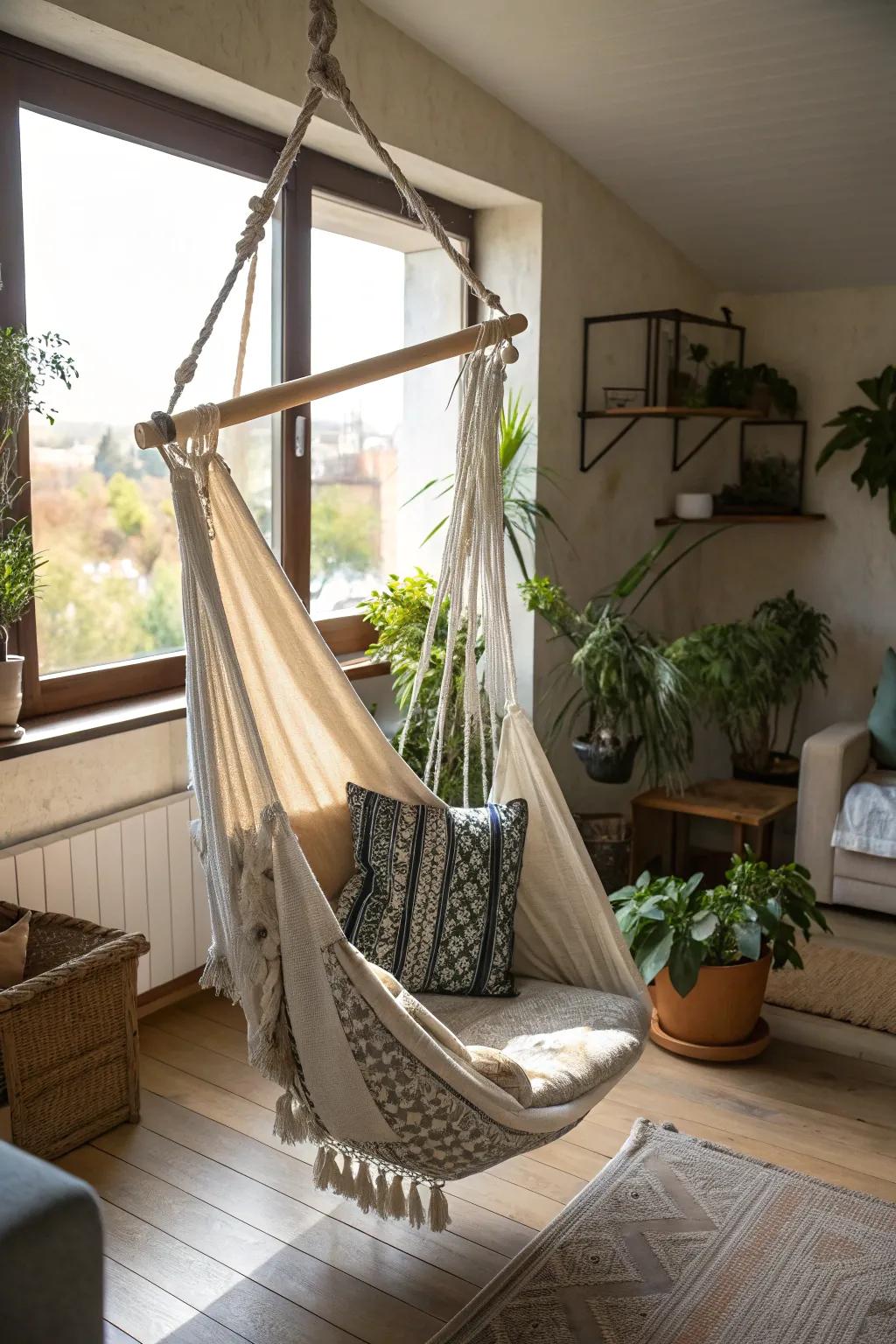 Outdoor-inspired features contribute a comforting vibe indoors.