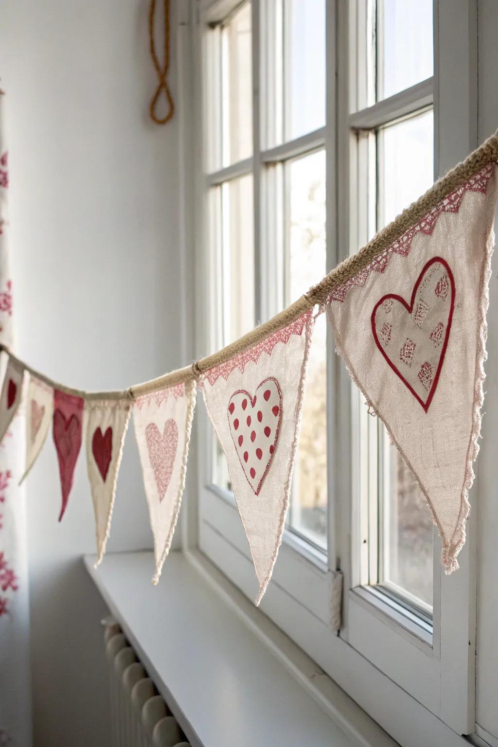 Impart a hint of handcrafted allure to your area through a charming Valentine's Day decorative string. #ValentinesDecor #ScandiBoho