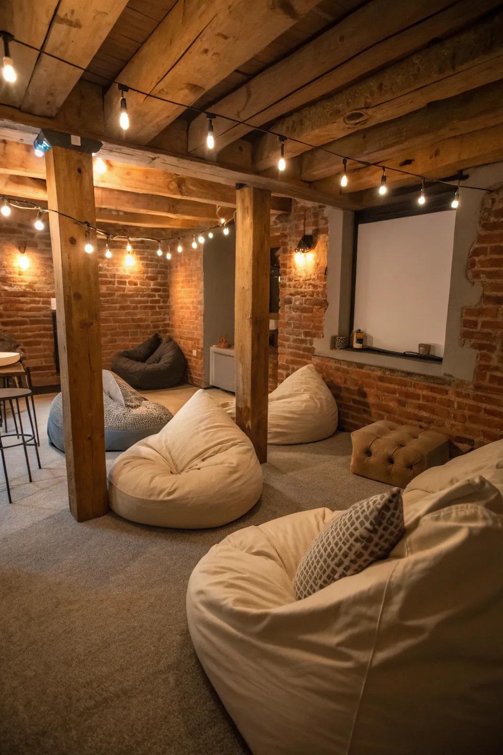 A tranquility corner welcomes comfort and leisure.