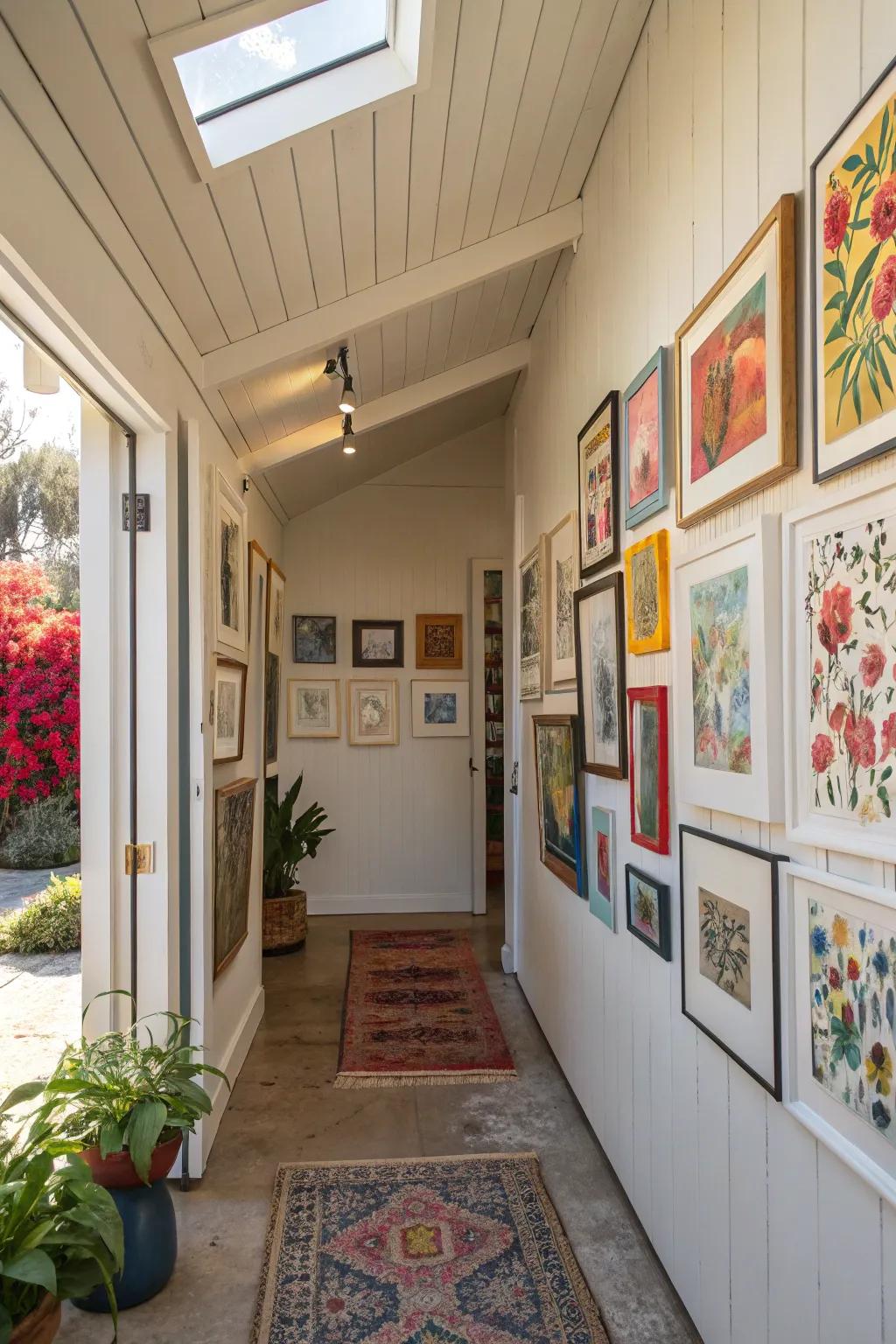 Artistic elements morph your ADU into a personal gallery.