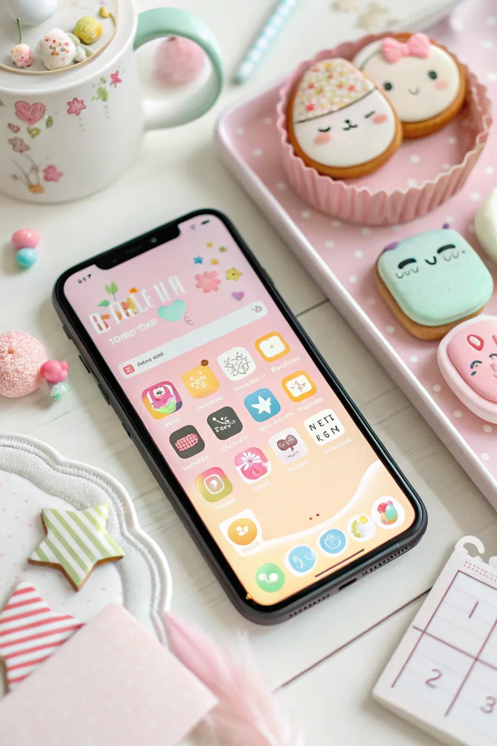 Cute themed symbols offer a touch of joy and liveliness.