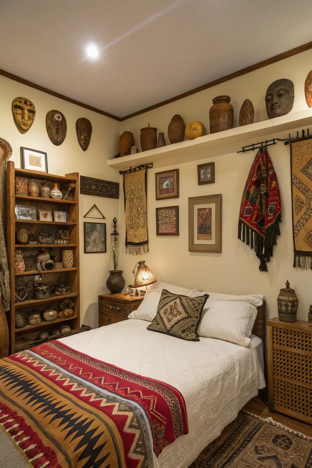 Cultural artifacts contribute personal and historical richness.