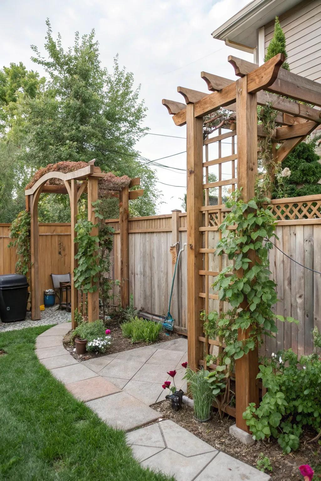 Unrefined timber components infusing warmth and persona.