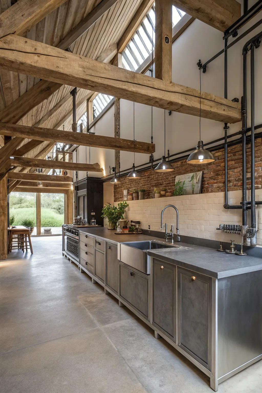 Industrial aspects enhance the countryside artistic.