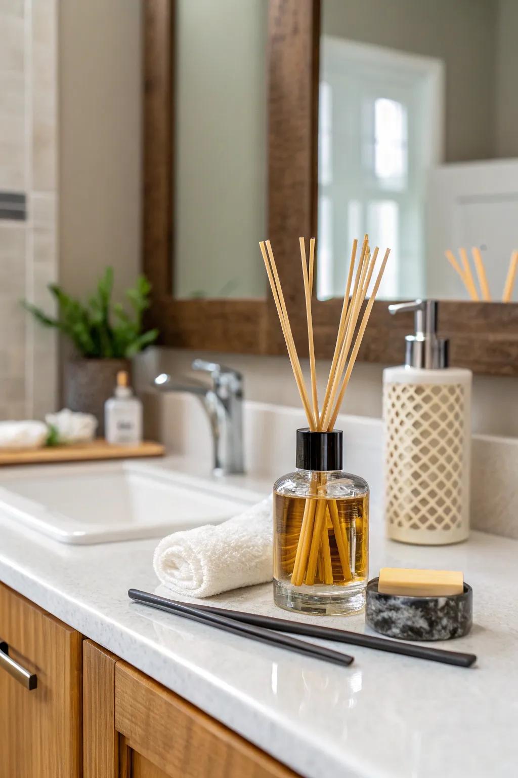 Aromatic diffusers that enhance the mood.