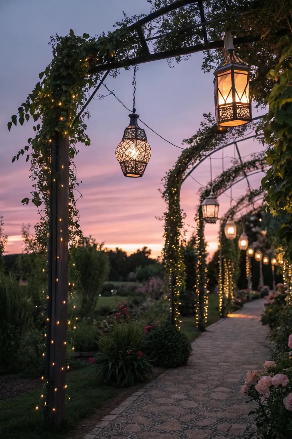 Create magic with whimsical outdoor lanterns.