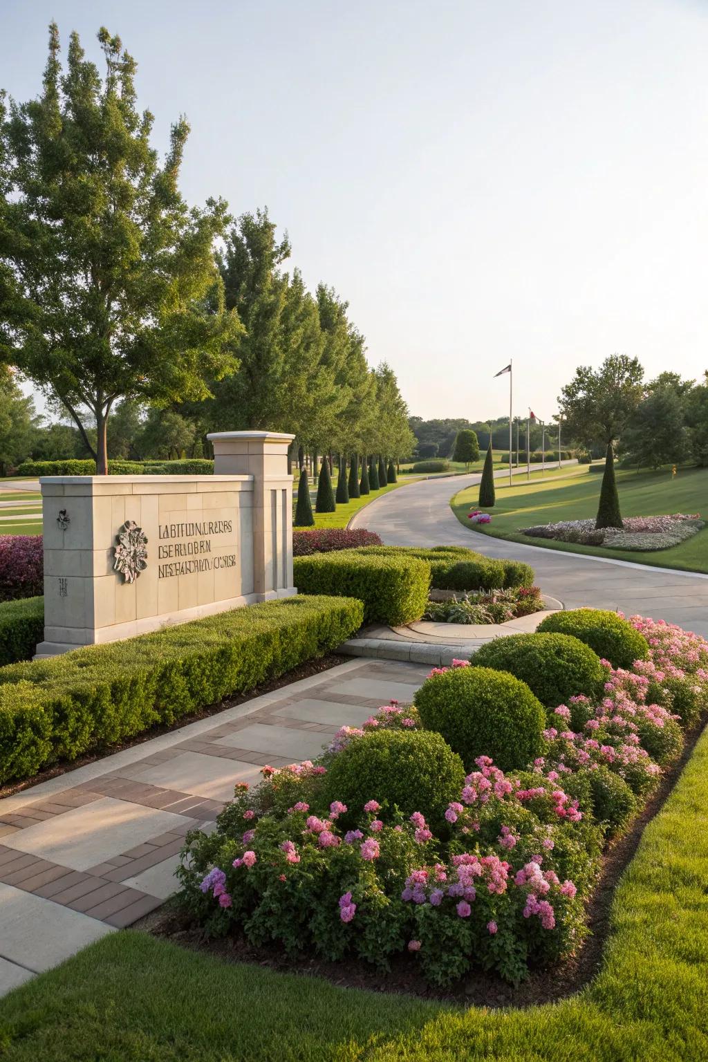 Monument markers offer a timeless, prestigious presence.