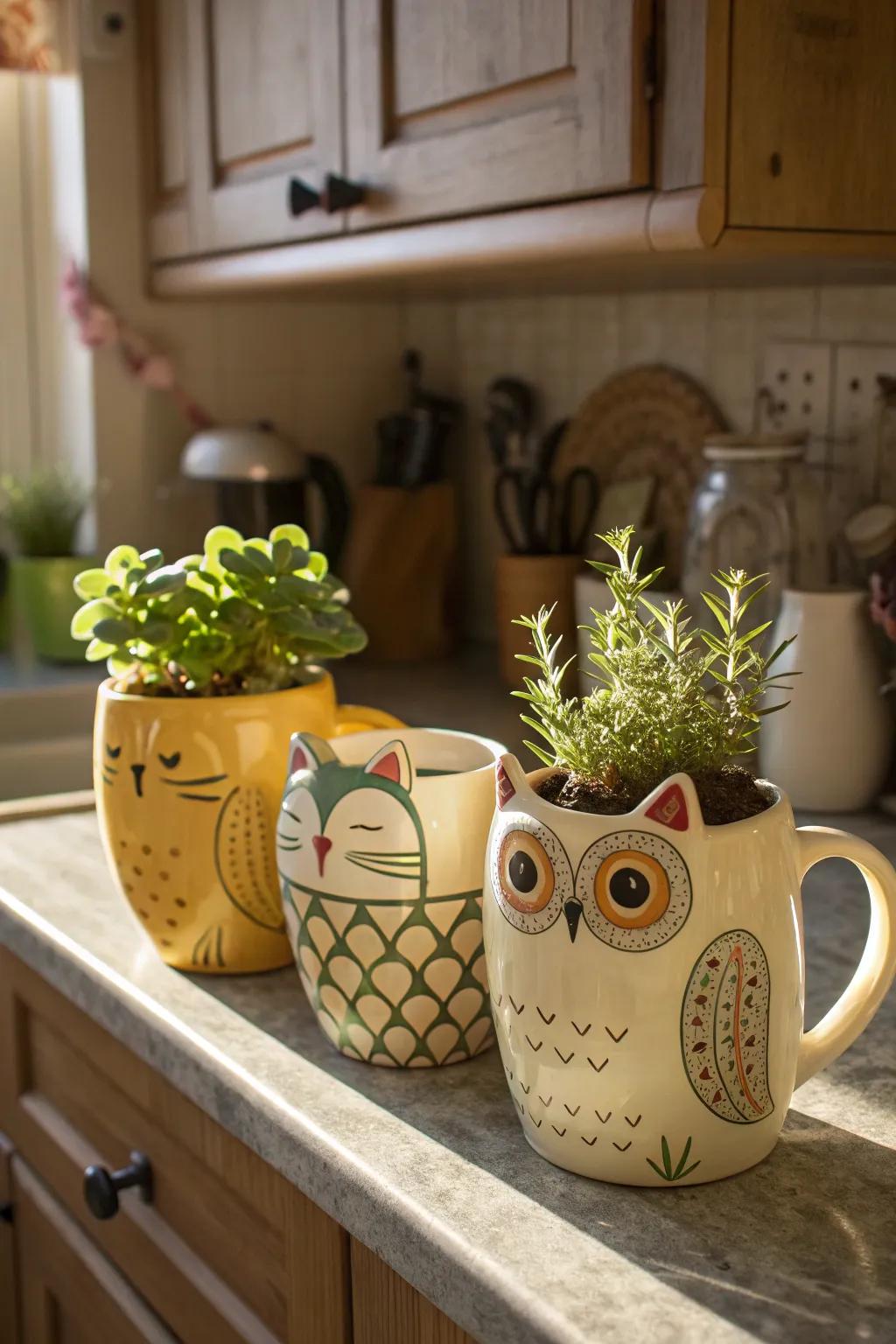 Inject joy into your space with ceramics designed around animal themes.