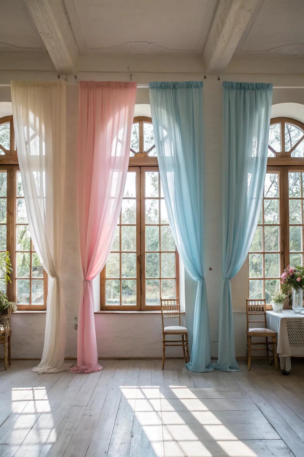 Pastel hues bring serenity and calmness to your space.