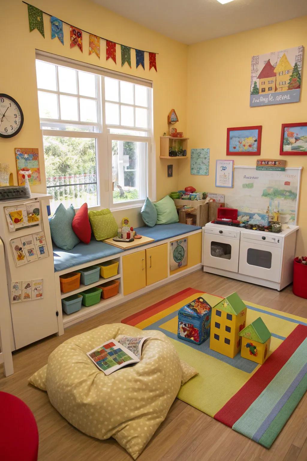 Themed corners designed for imaginative play.