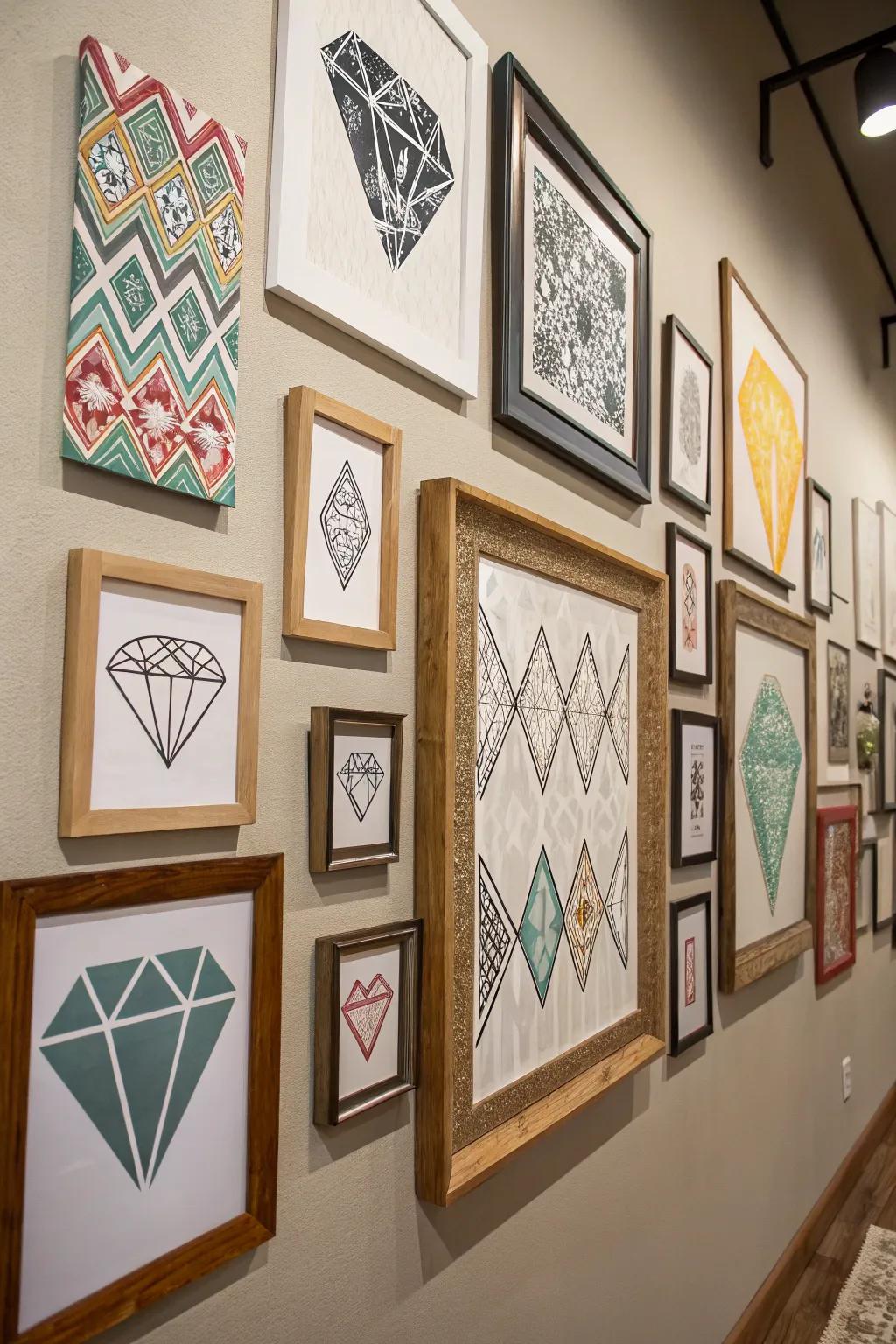 Vibrant style using a varied gallery.