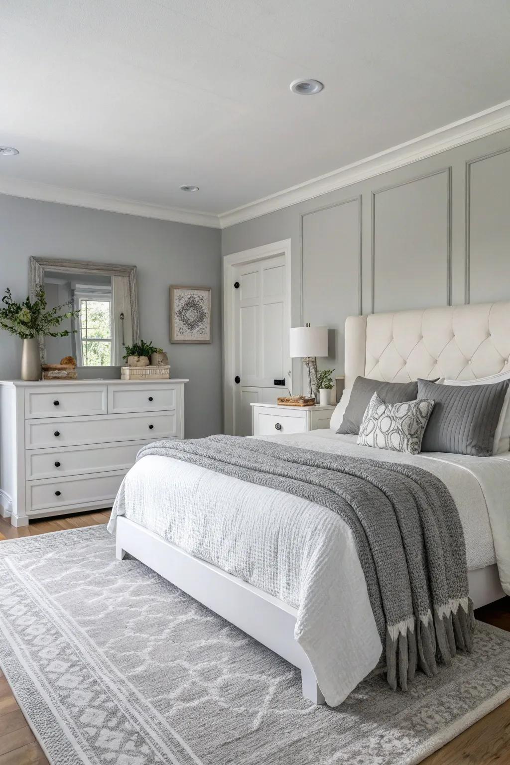 Monochromatic schemes offer ageless beauty.