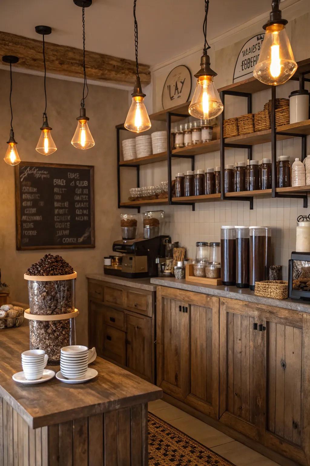 Welcoming atmosphere through comfort lighting.